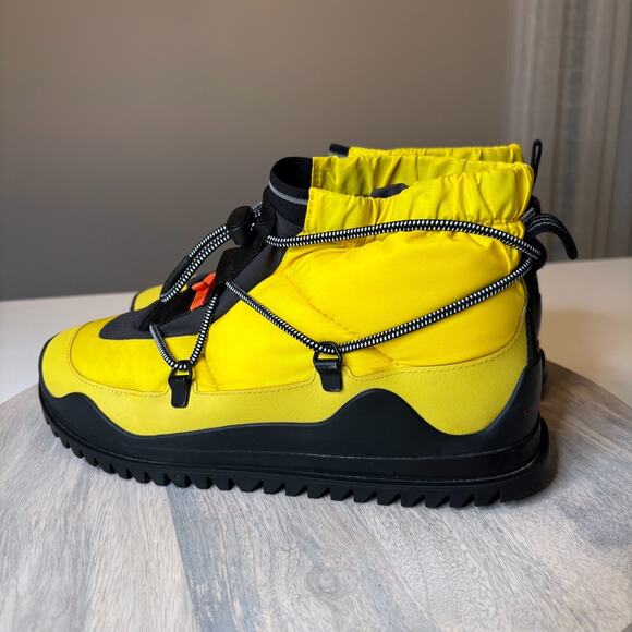 Adidas Stella McCartney Snow Boots Solar Yellow Black Women’s Sz 9 Hiking Winter - Picture 2 of 11